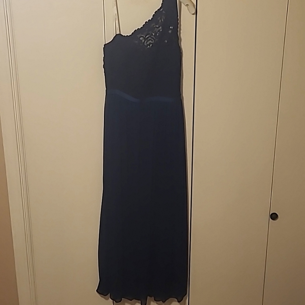 One shoulder formal gown, Size 14